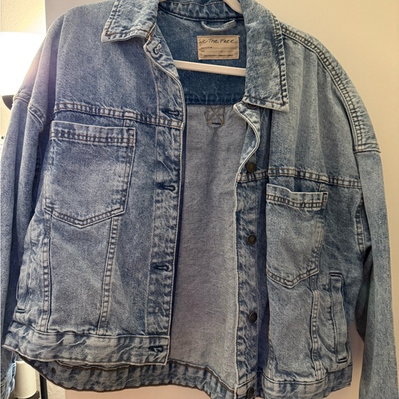 ‼️FLASH SALE‼️ Free People Denim Jacket - Picture 3 of 4